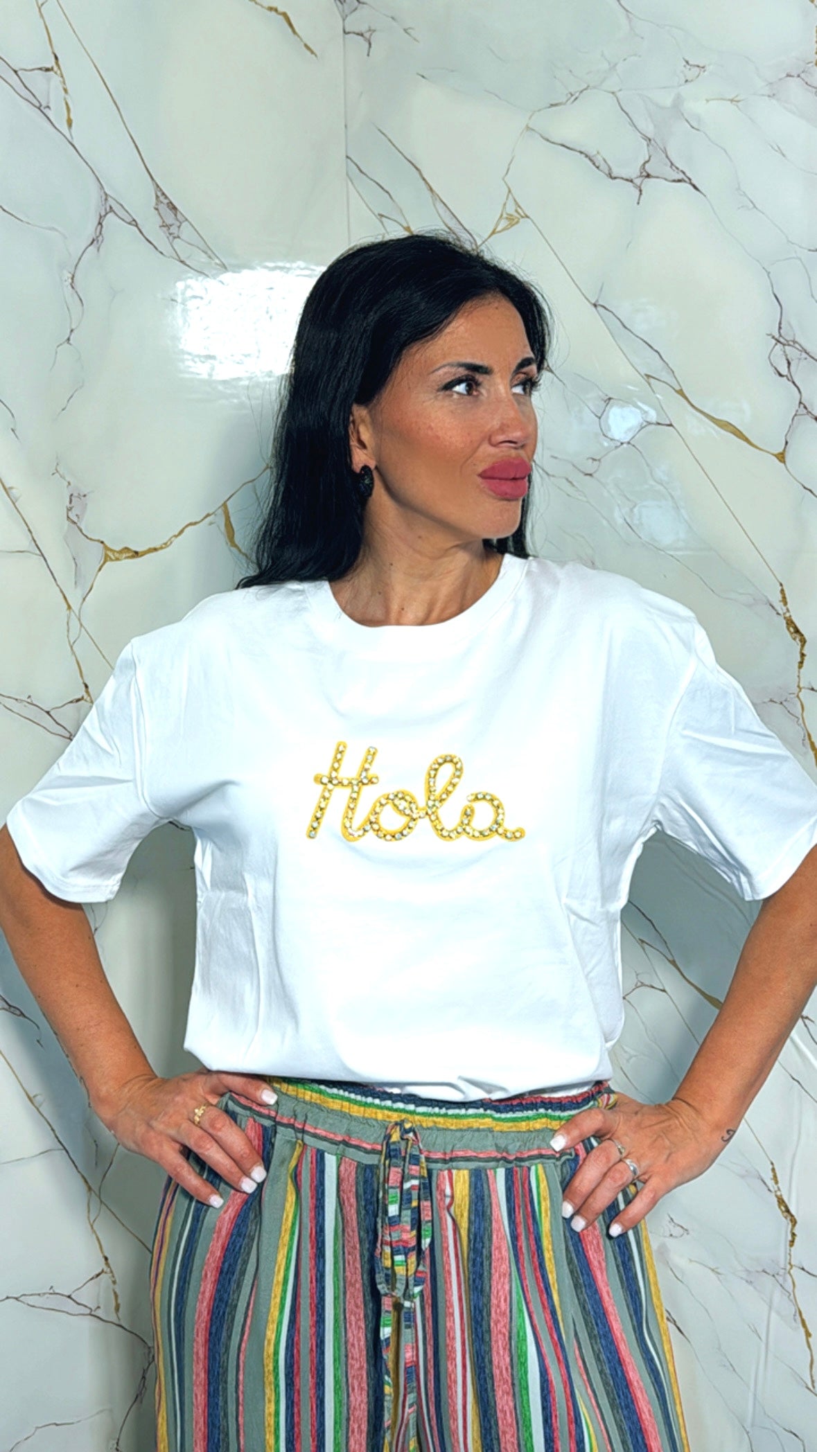 T-shirt lumina Gold