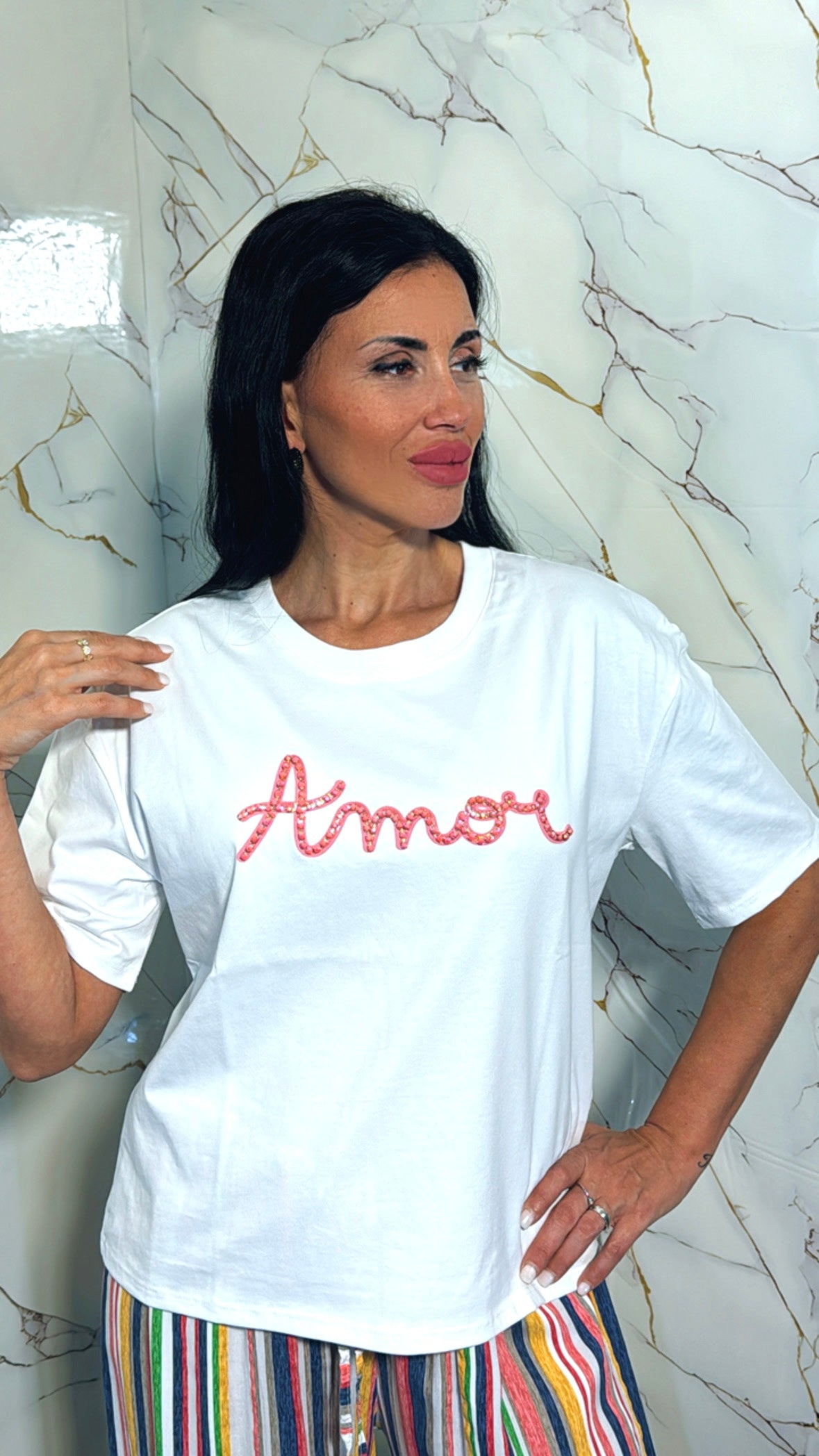 T-shirt lumina Gold