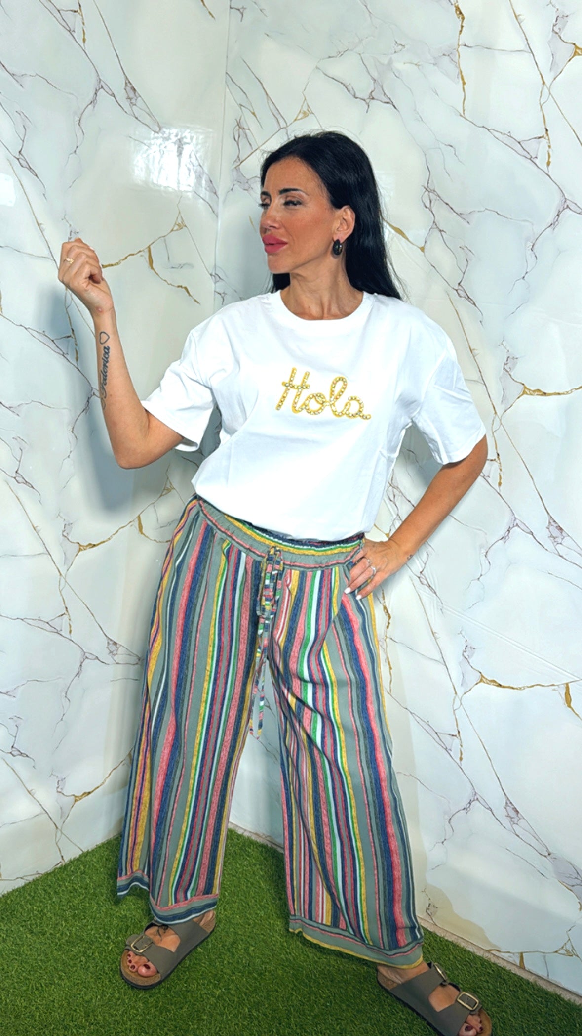 T-shirt lumina Gold