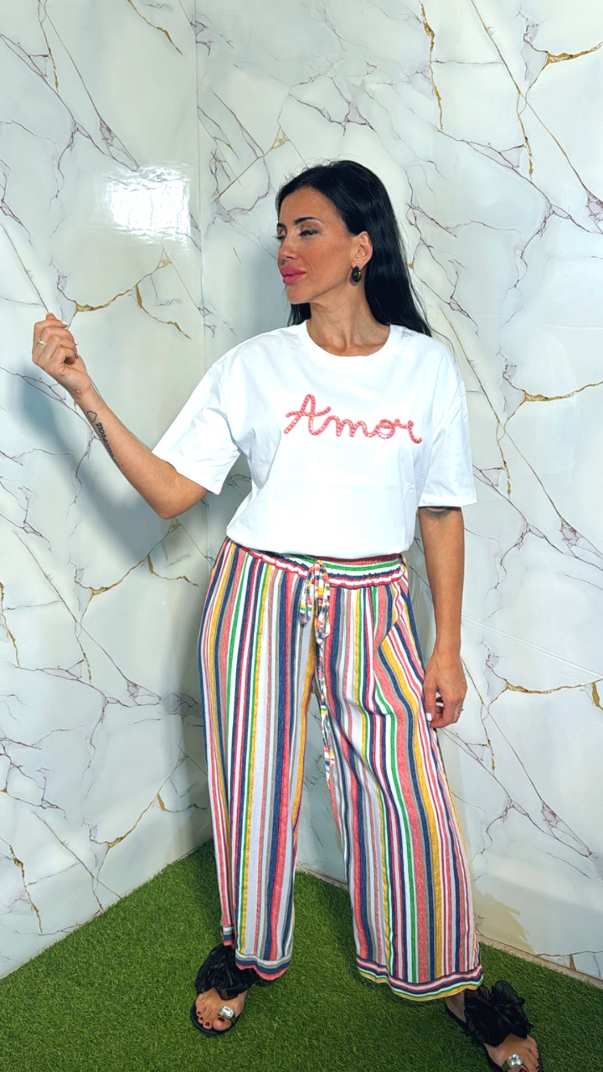 T-shirt lumina Gold