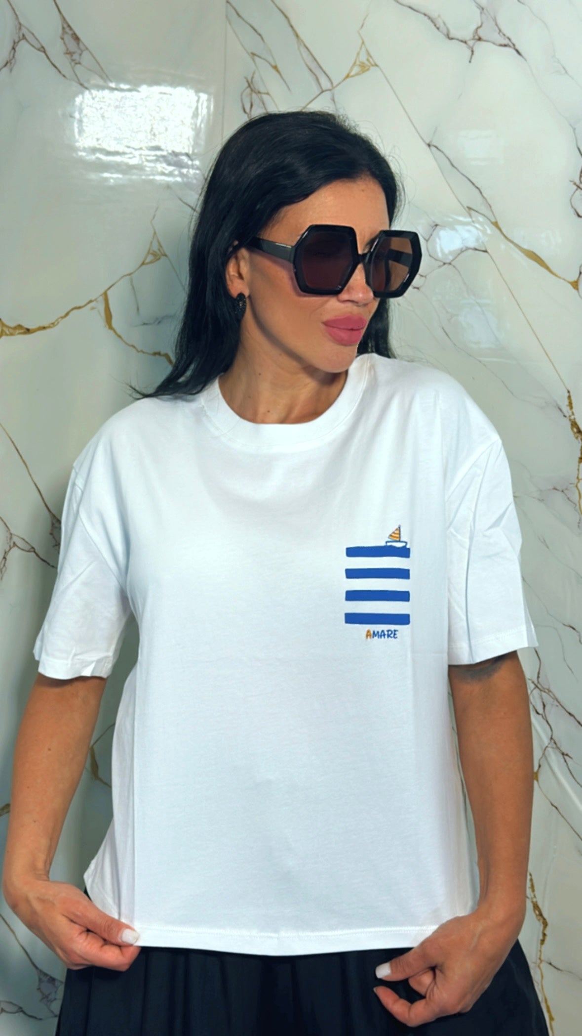 T-shirt lumina Gold