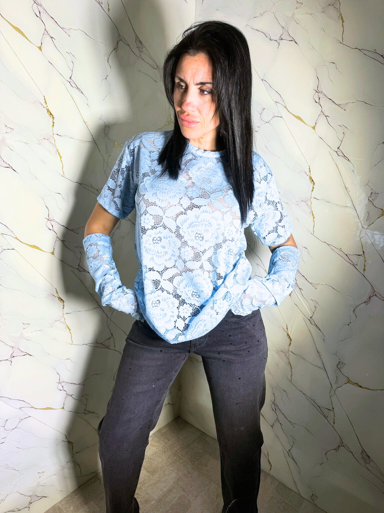 Maglia pizzo