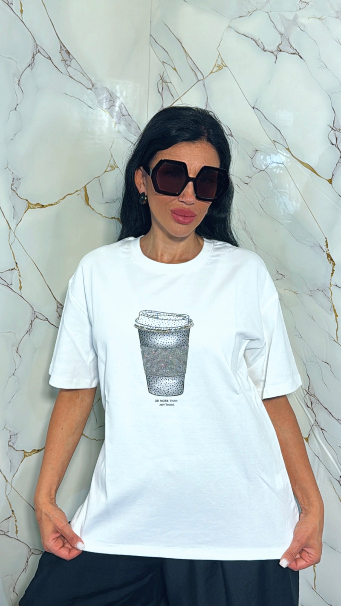T-shirt lumina Gold