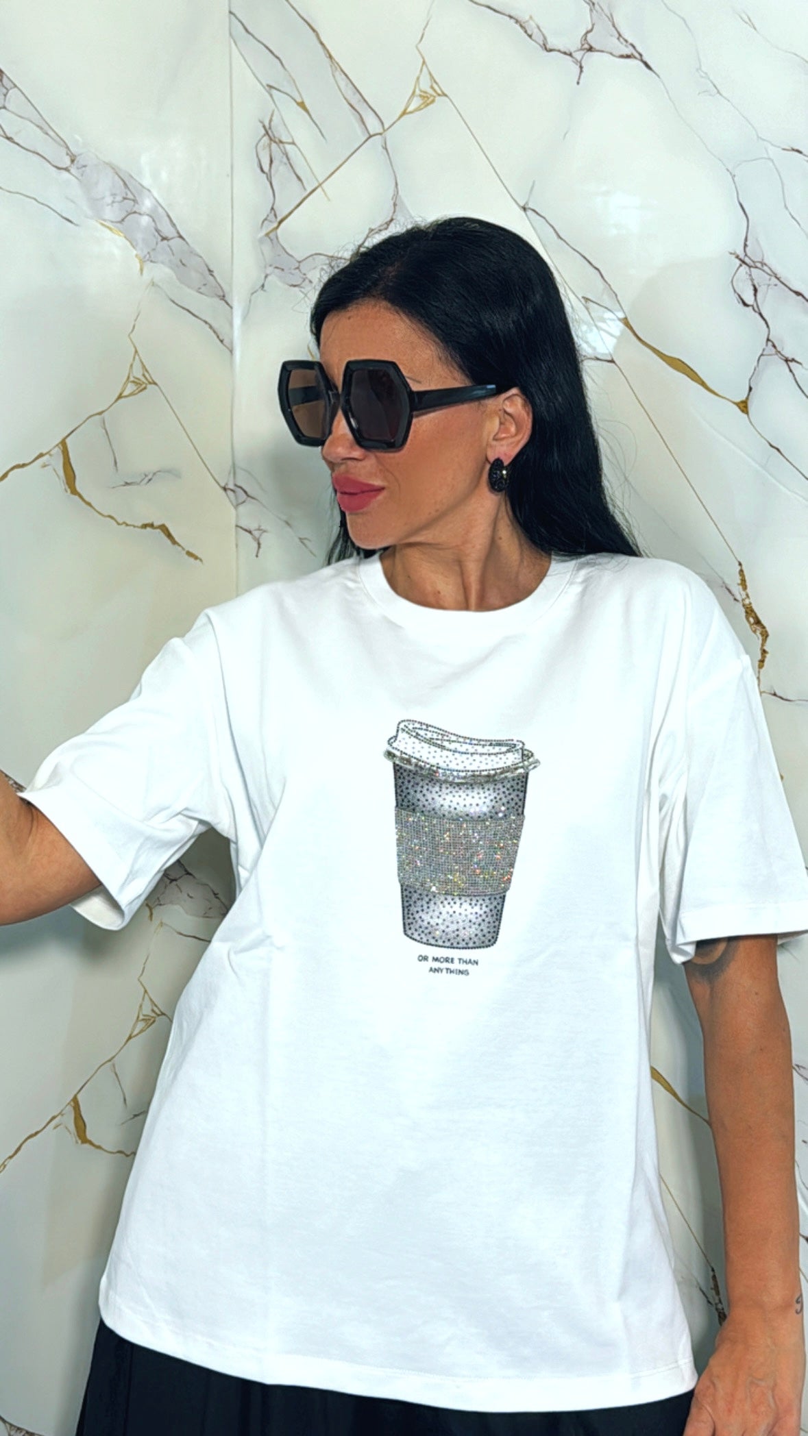 T-shirt lumina Gold