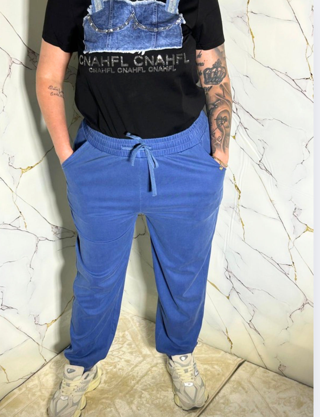 Piantalaccio finto jeans