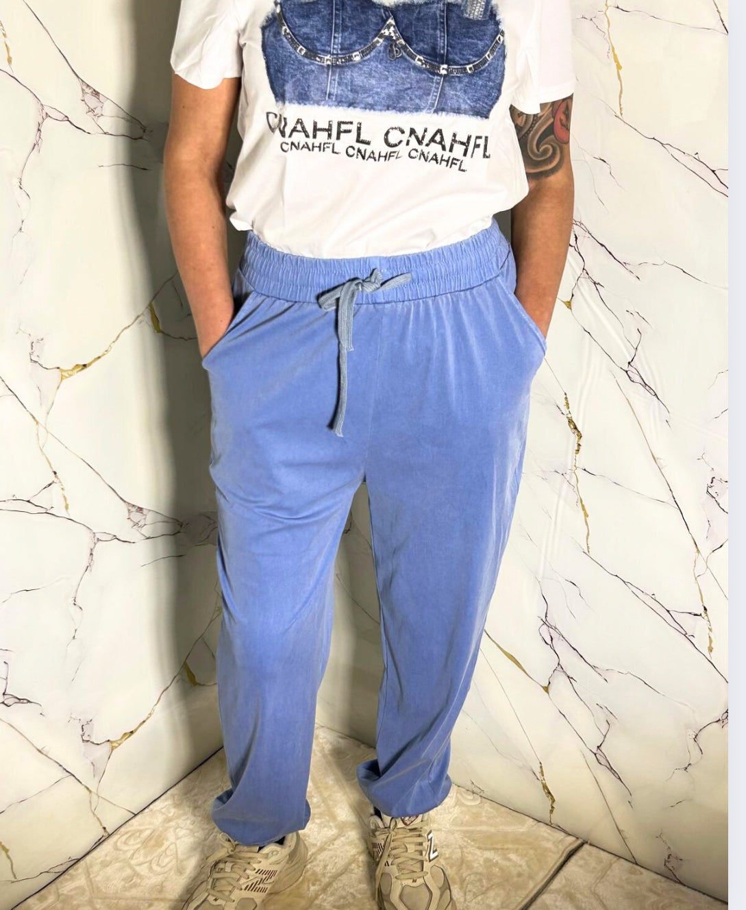 Piantalaccio finto jeans